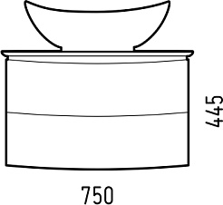 Corozo Мебель для ванной Вико 75 Z2 подвесная белая – фотография-9
